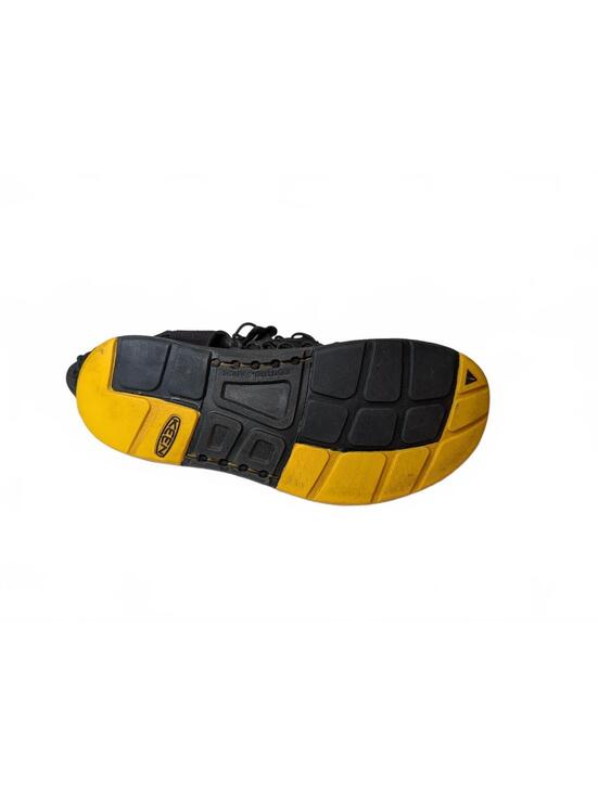 Keen Uneek Black with Yellow Sole Men\'s Sandals Size 11 US